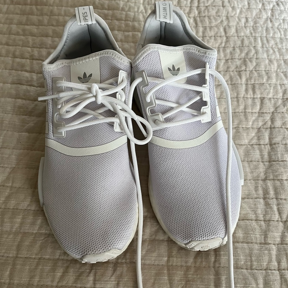 Women’s adidas NMD 7.5 prime blue triple white shoes